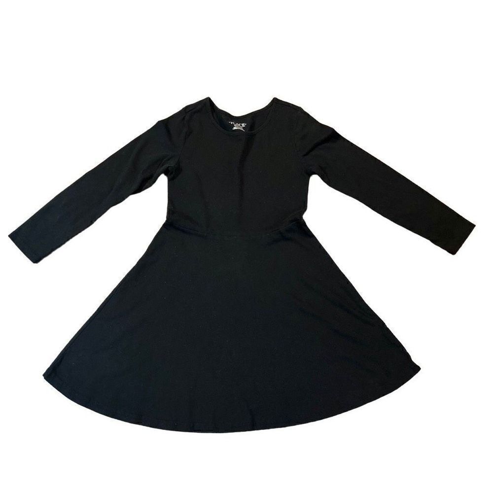 The Children’s Place Long Sleeve Girl’s Skater Dress Size Medium (7/8) - Picture 1 of 9